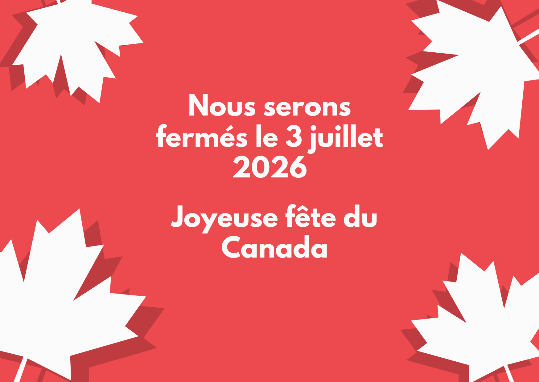 Congé 1 juillet 2026