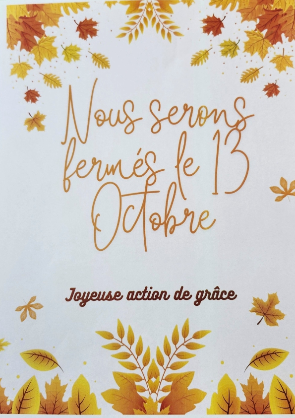 Congé 23 octobre 2025